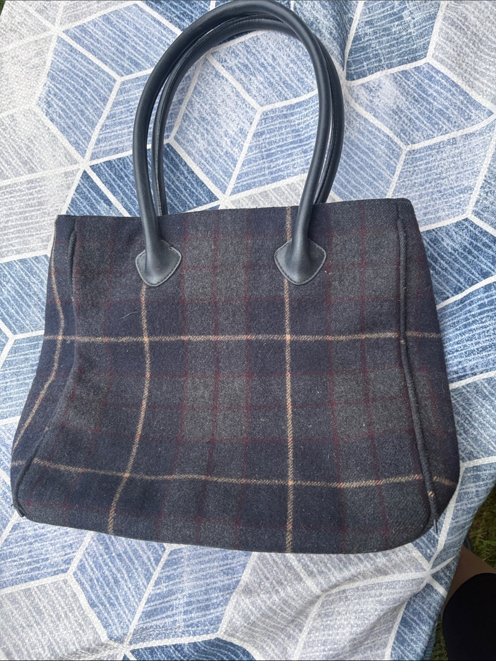 Plaid purse, only used a few times.